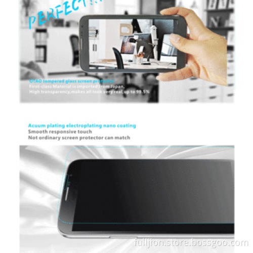 9H anti-crack 0.2mm round angle tempered glass screen protector for Samsung Galaxy Mega6.3